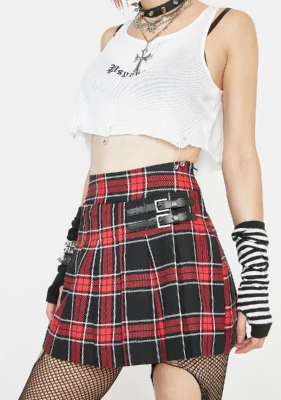 Gothic Tartan Skort