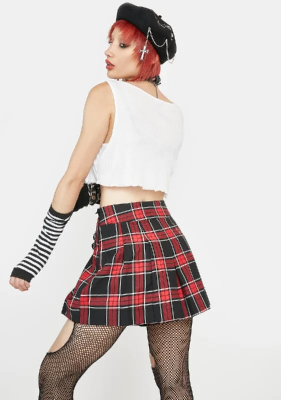 Gothic Tartan Skort