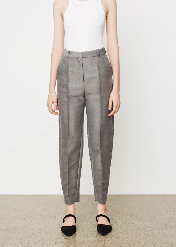 Sewn Pleat Evening Trousers