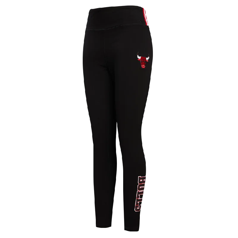 NBA CHICAGO BULLS CLASSIC WOMEN'S JERSEY LEGGING (BLACK)