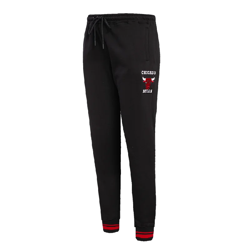 NBA CHICAGO BULLS RETRO CLASSIC WOMEN'S SWEATPANT (BLACK/RED)