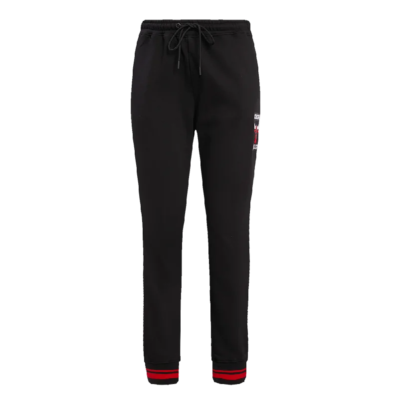 NBA CHICAGO BULLS RETRO CLASSIC WOMEN'S SWEATPANT (BLACK/RED)