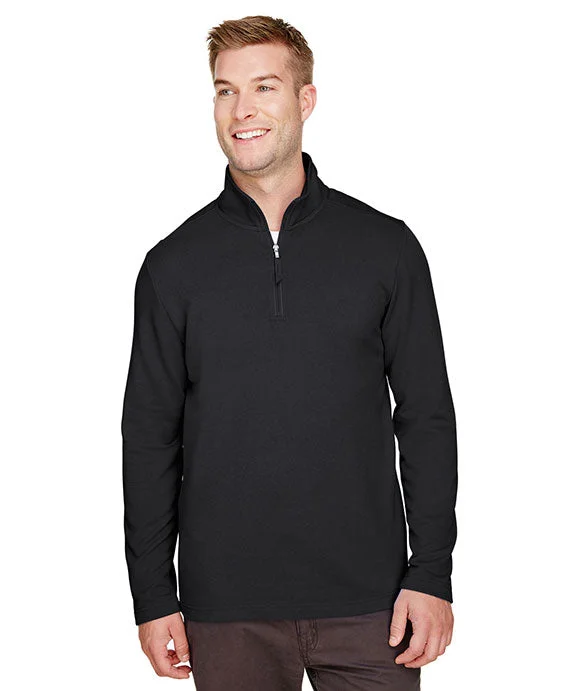 UC792 - UltraClub Mens Coastal Pique Fleece Quarter-Zip