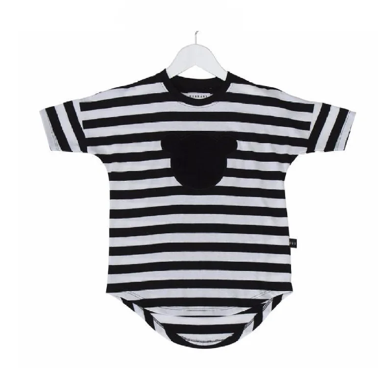 Striped Bear Baby Dress