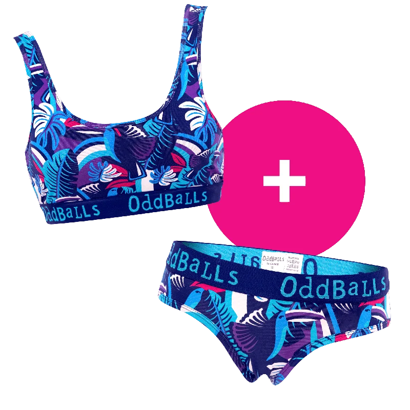 Toucan - Women's Bralette and Briefs Bundle