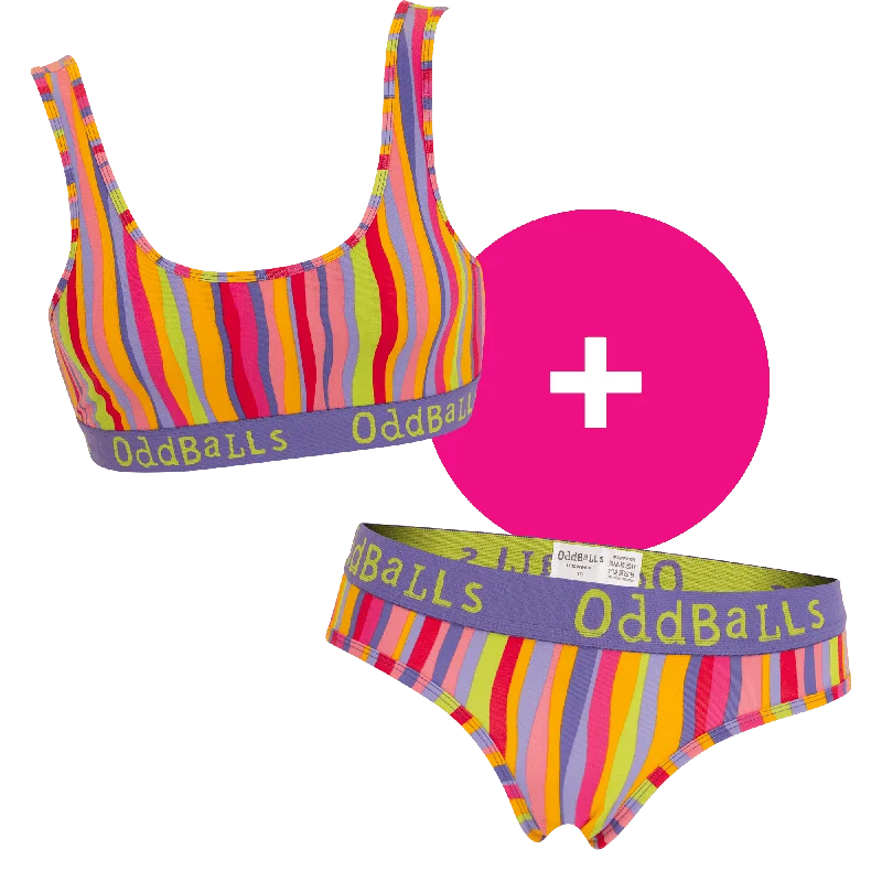 Tutti Booty - Women's Bralette and Briefs Bundle